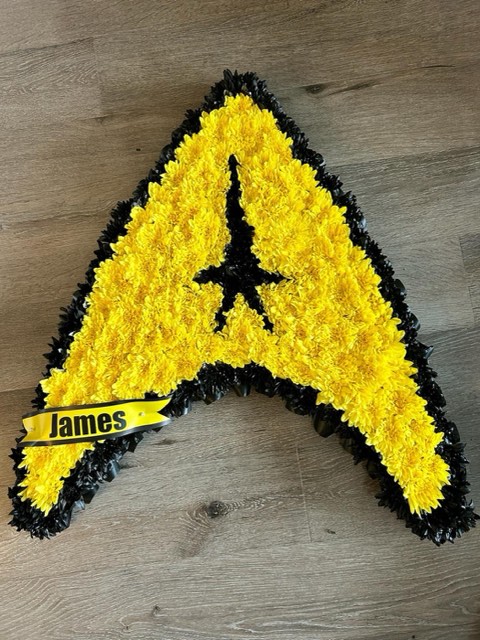Star Trek badge tribute