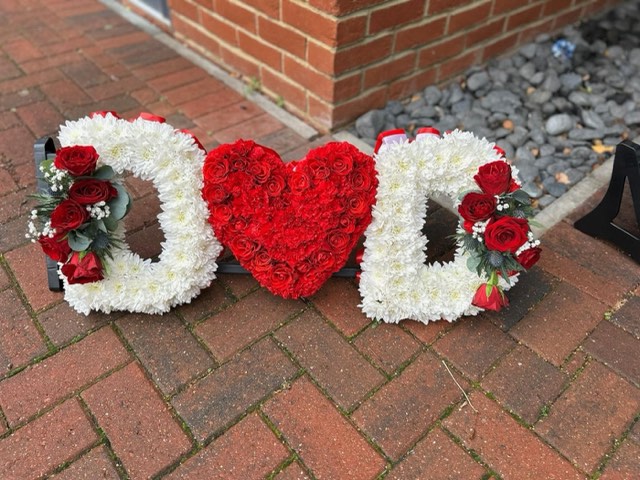 DAD tribute with heart