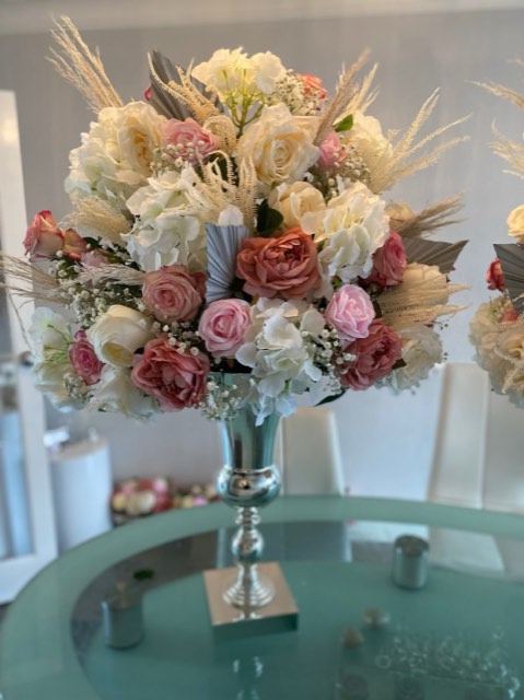 Large floral arrangement